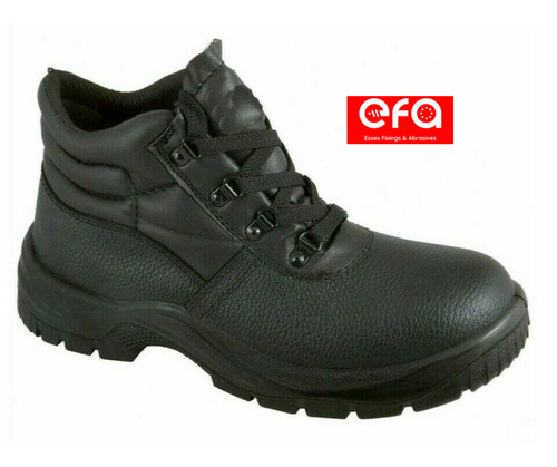 Mens leather safety work boots - leather,
