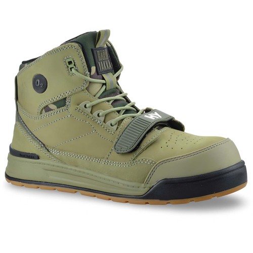 Mens leather safety steel toe - steel,