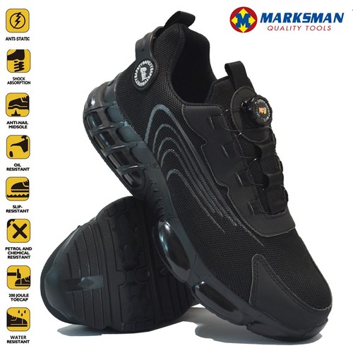 Mens shock absorbing steel - steel, toe