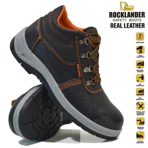 Mens leather safety boots - mens,