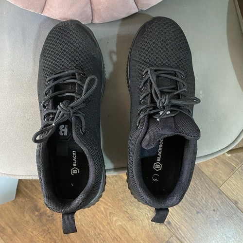 Black steel toe cap - toe,