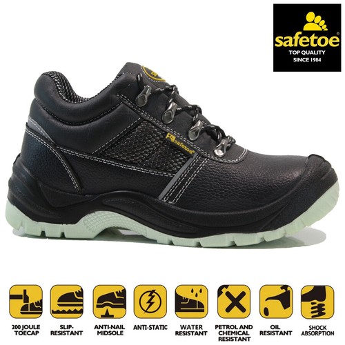 Mens leather safety - mens, toe