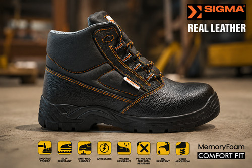 Mens leather safety steel - safety,