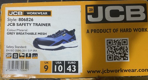 Jcb safety trainers steel toe - safety,