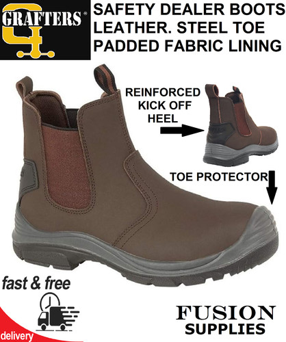 Safety dealer boots leather - boots,
