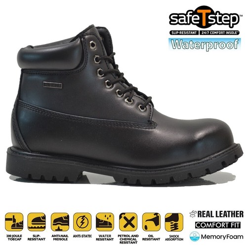 Mens waterproof leather safety - mens,
